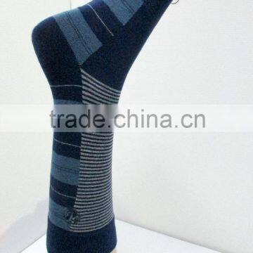 Colored stripe mens dress socks