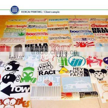 Free Sample And Shipping Die Cut Car Number Anti Radar Sticker China Vinyl Car Sticker photo-4