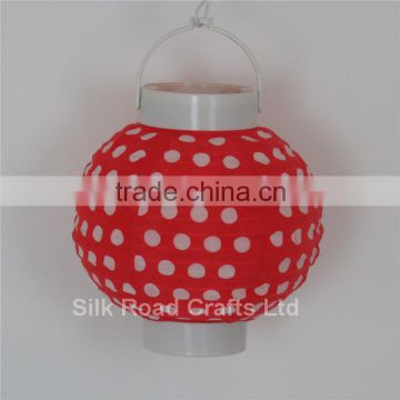 Paper lantern with LED operated battery