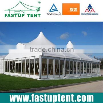 New elegant and luxury high peak wedding party tent for sale in Guangzhou Fastup tent