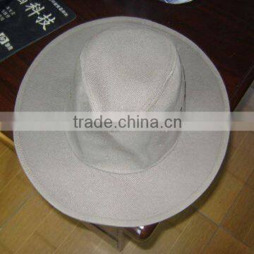 100% cotton sizing top hat with heat transfer process logo