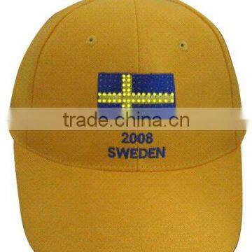 new design your own fitted brimless led flashing baseball cap manufactures