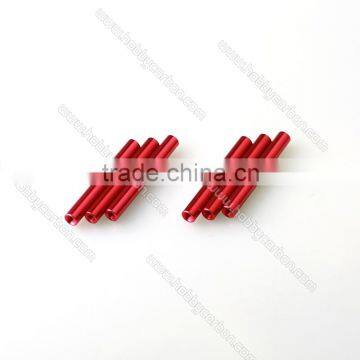 Hot Sale M3 5.0mm Round Head female threaded Aluminum Standoff Red