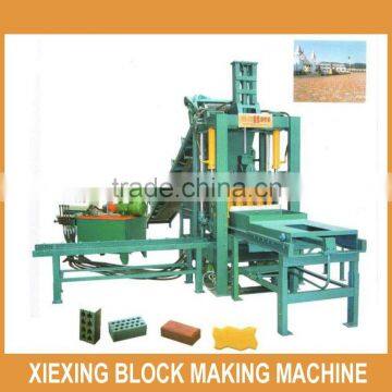 Hydraulic forming brick making machine