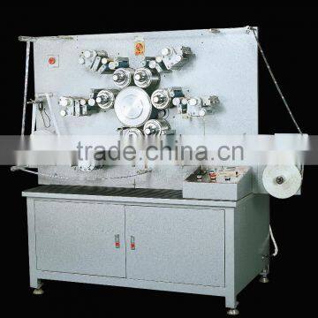Elastic band rotary offset printing machine
