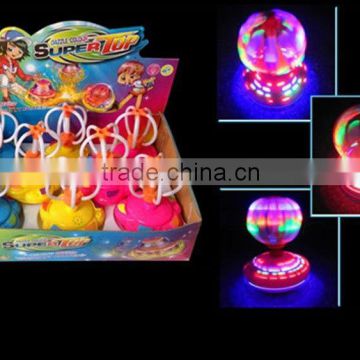 Super Toy Laser Flash Light Spinning Top Spinner windwill toys with Music Light Spinner Toy