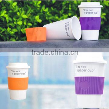 Dongguan Tufeng Eco-friendly wholesale heat resistant silicone mug sleeve