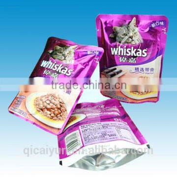 Newly custom printing custom plastic pet food bag