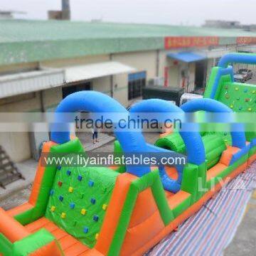2016 Hot Sale Giant Inflatable Obstacle Course Game Equipment for Children and Adult photo-2