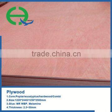 Best price bintangor plywood for furniture/construction/package/decoration