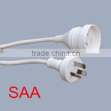 Australia SAA approved extension cable for New zealand/Oceania/Australia market