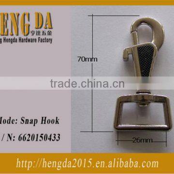 High quality zinc alloy snap hook bag accessories