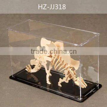 Factory model train acrylic display cases