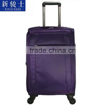 Cheap Fancy Oxford Soft Luggage Trolley Bag With Expandable Layer photo-2