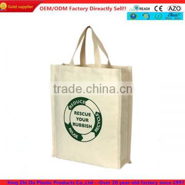 Organic digital printed 100% cotton canvas tote bags