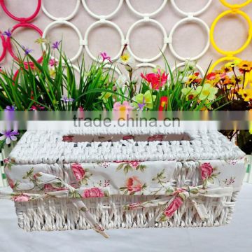 High Quality Straw Basket and Creative Tissue Boxes