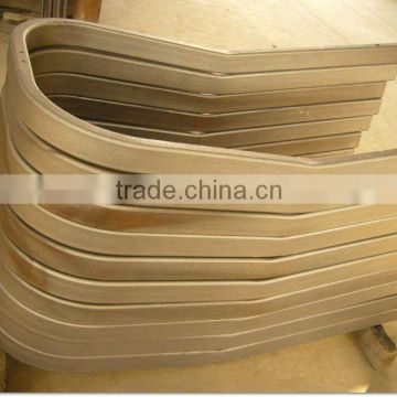 Engineering machinery protective bending fence