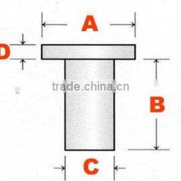 Flat Head Steel Solid Rivet