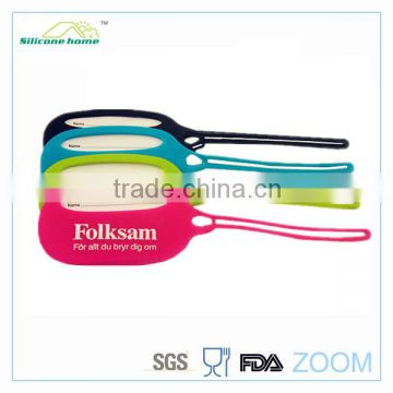 Tourism essential assistant silicone luggage tag