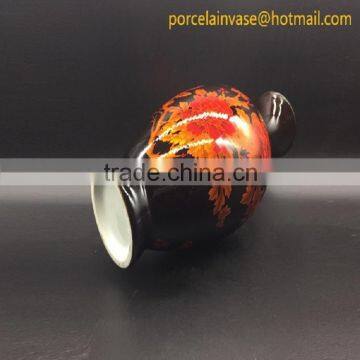 2016 High Quality Black Modern Pottery Vase photo-4