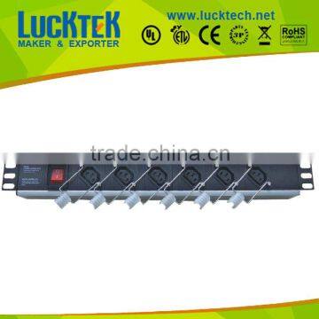 IEC socket PDU IEC C13 with Cable holder