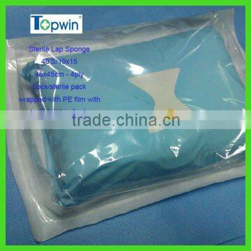 45x45cm pre-washed sterile lap sponge