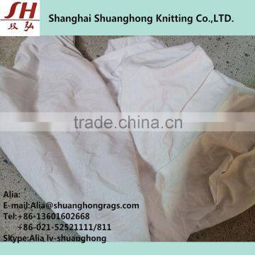 Used White Color Clothing Wipers Rags Low Price