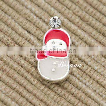 Yimart Nail Art 3D Metal Alloy Bling Christmas Santa Snowman DIY Decoration