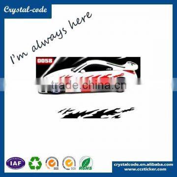 Custom paper self adhesive car sticker label