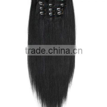 pretty mixed color remy hair extensions clip in human hair extension