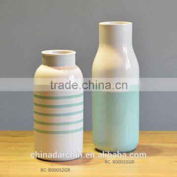 Modern style decorative ceramic elegant flower vases