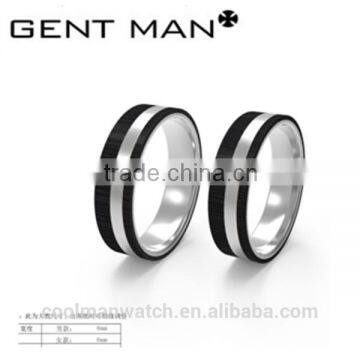 High quality carbon fiber rings jewelry for engagement white rings wholesale price