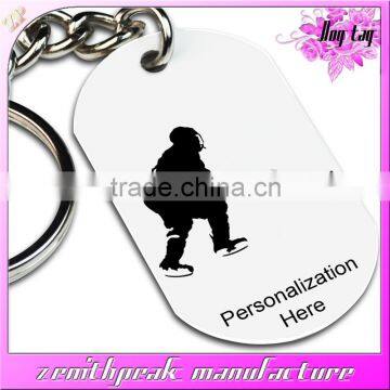 High quality wholesale stainless steel military blank custom dog tags