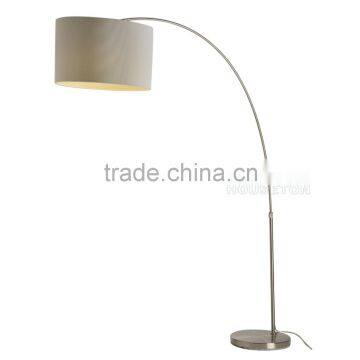 Modern hotel decoration fabric lampshade arc floor lamp,hotel decoration fabric lampshade arc floor lamp,arc floor lamp F1031