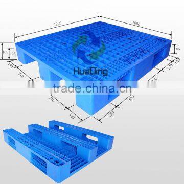 Standard size durable plastic pallet for industrial 1200*1000*165mm