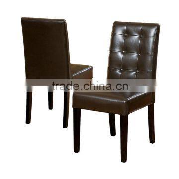 Elegant leather restaurant wooden chair designs YR70200