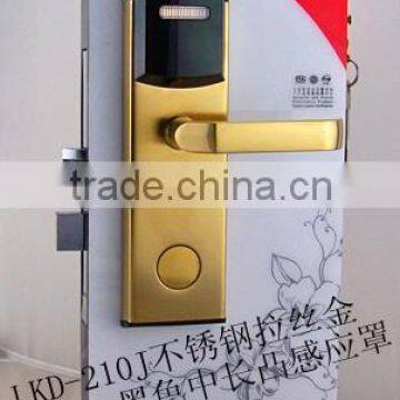 20% Save 304 Stainless Steel Rfid Card Security Handle Safe Electronic Digital Hotel Keyless Smart Lock photo-3