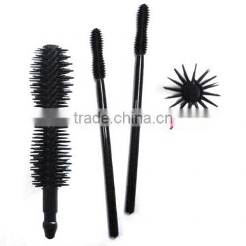 disposable rubber, silicone mascara brush