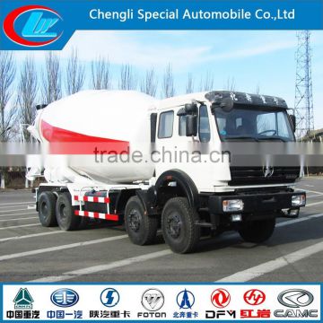 31Ton Beiben Trucks 25cbm mixer truck Beiben 8x4 beiben concrete mixer truck