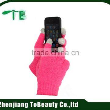 cheap fashional customized smart phone touch screen acrylic gloves