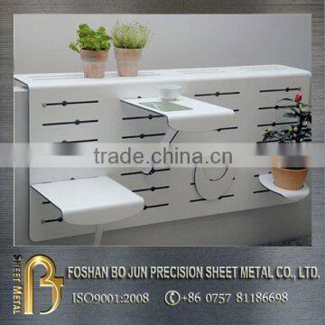 china manufacturer customized green plants white powder coated display rack