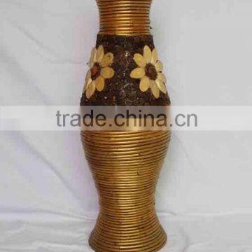 Natural Willow Dcorative Vase Rattan Pot Home Decoration Artificial Flowers photo-6