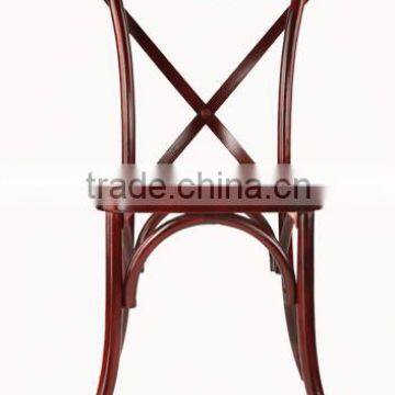 new design antique cross back dining chair for hospitality