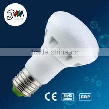 Low heat generation!!8W E27 Base Dimmable Aluminum body Ra>80 R63 LED Bulb Light