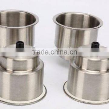 Amarine-made 4pcs Stainless Steel Cup Drink Holder With Drain Marine Boat Rv Camper photo-3