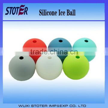 2016 new design silicone ice ball Silicone Whiskey Ice Ball Mold Cheap Silicone Ice Ball