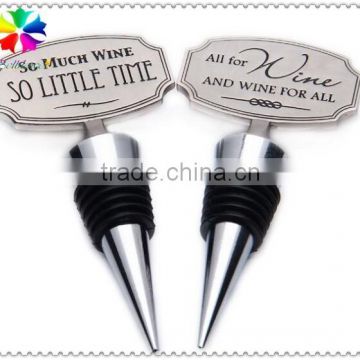 Stainless Steel Metal Wine Stopper In Different Models,Metal Bottle Stopper