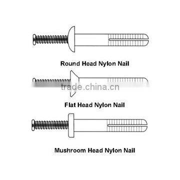 good sale nylon anchor with nail screw