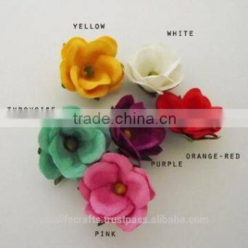 100 pcs Mix small paper flower head #4624424