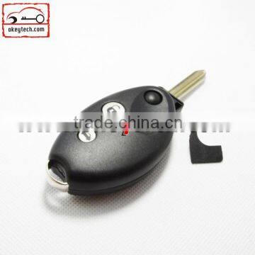 High Quatity Citroen remote flip key shell for C5 romote key with X blank Car Key Citroen 2 button romote key shell